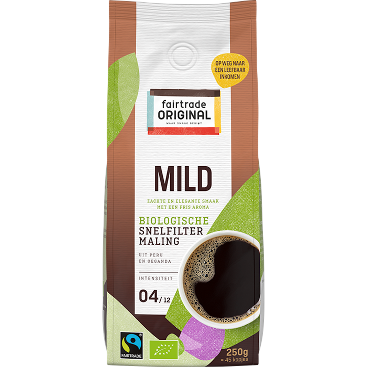 Fairtrade Filterkoffie mild