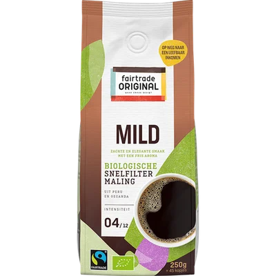 Fairtrade Filterkoffie mild