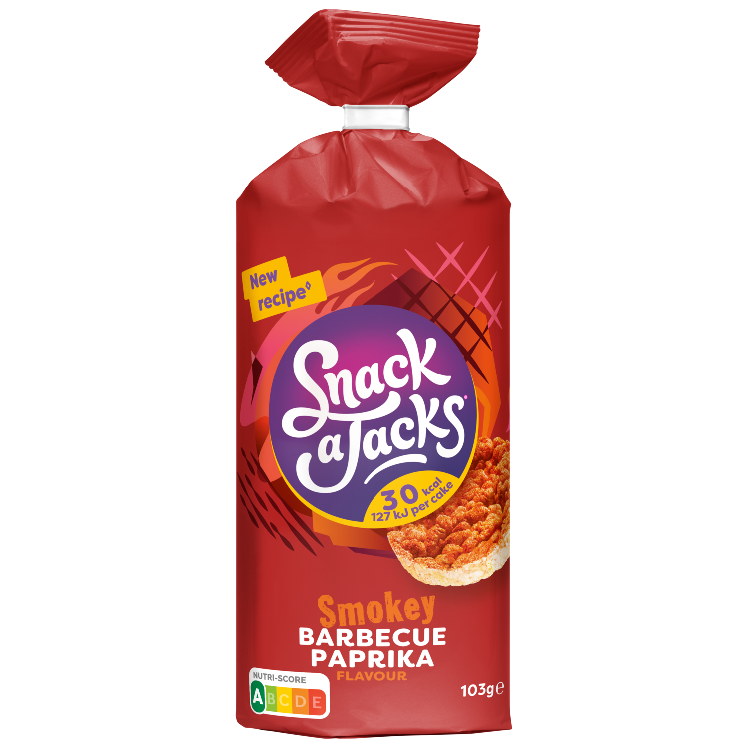 Snack a Jacks Rijstwafels bbq paprika