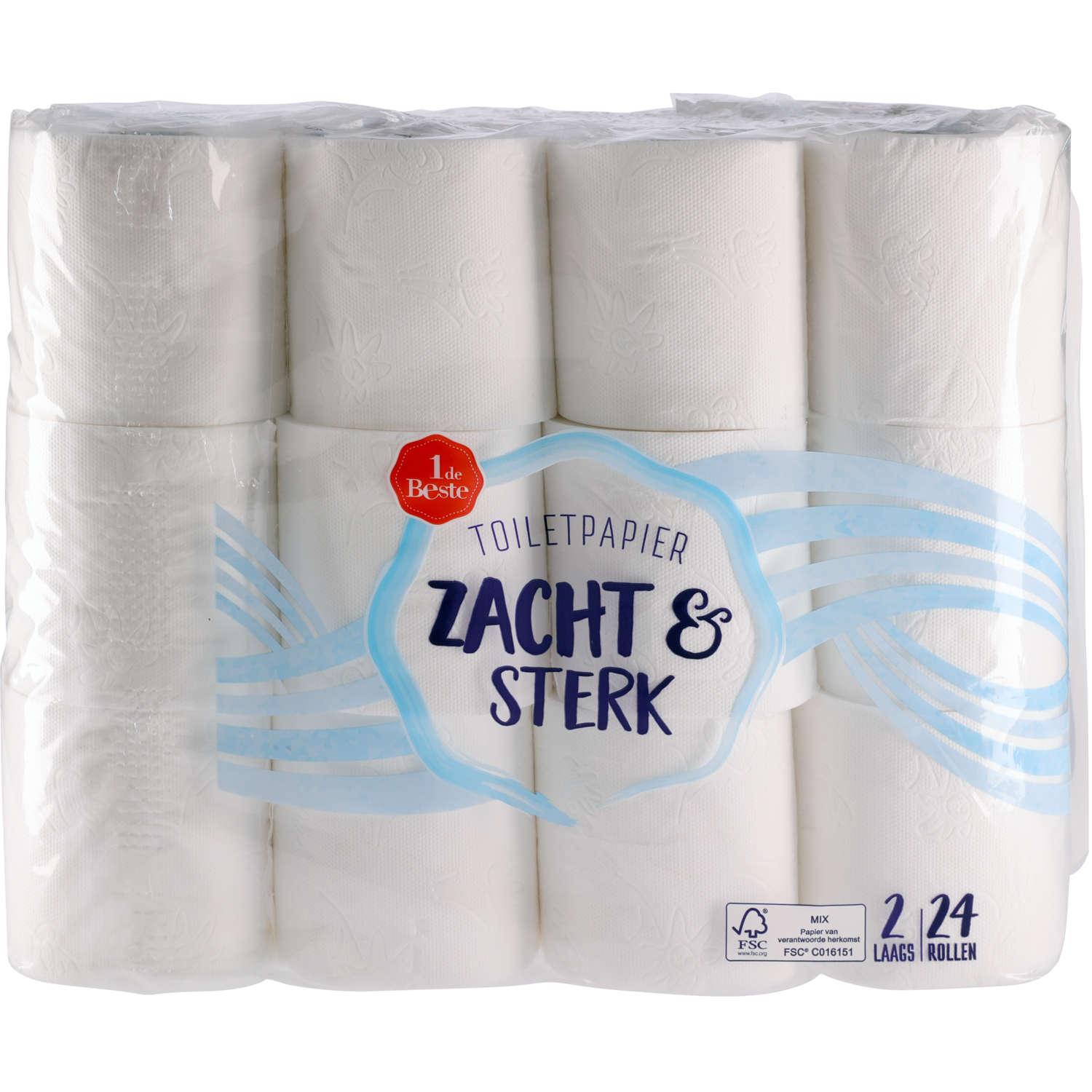 1 de Beste Toiletpapier 2 laags