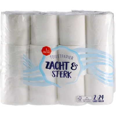 1 de Beste Toiletpapier 2 laags