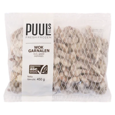 Klaas Puul Wokgarnalen rauw