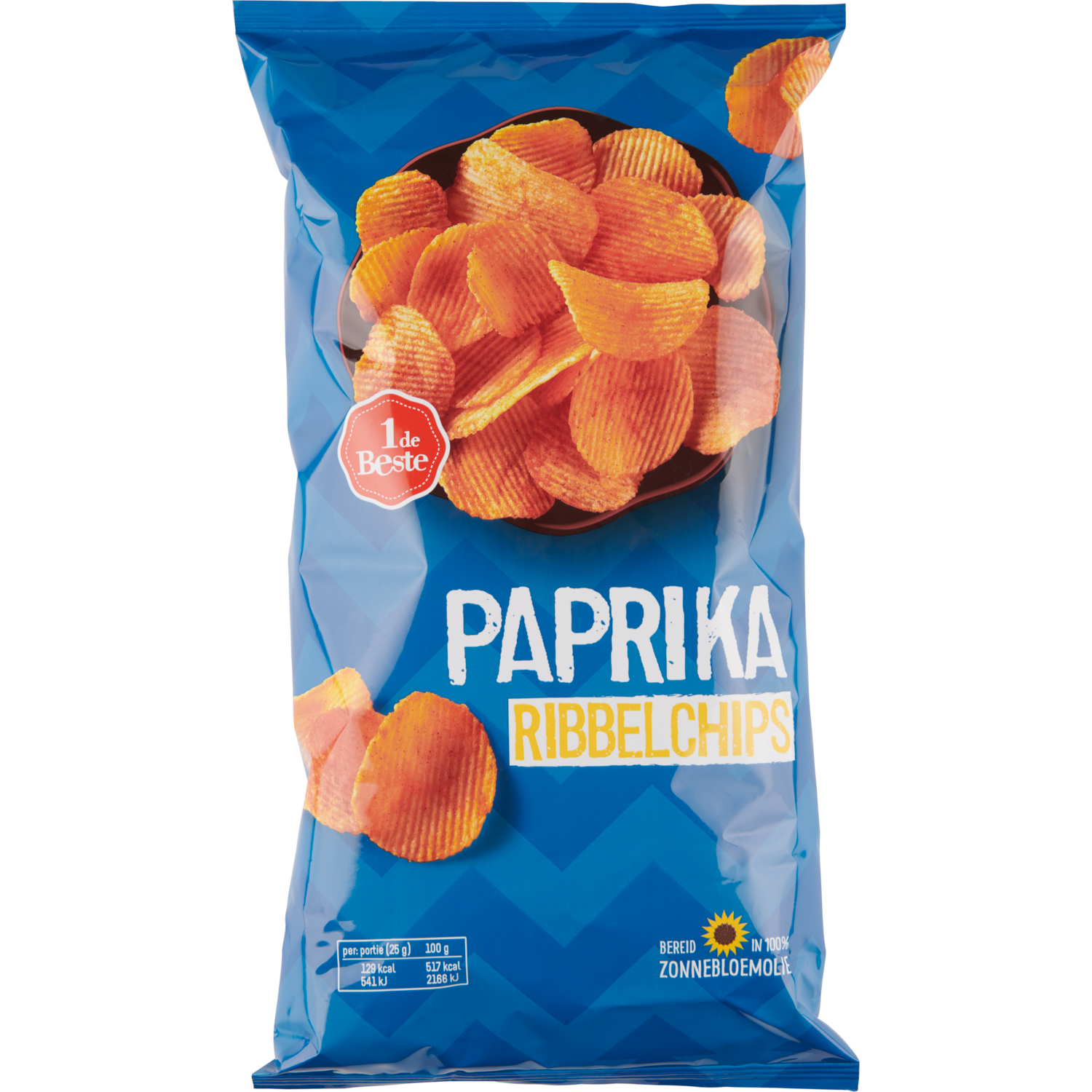 1 de Beste Ribbelchips paprika
