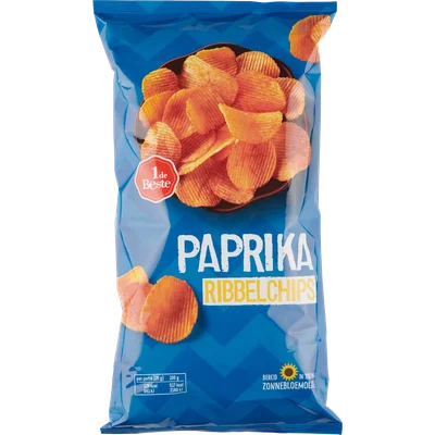 1 de Beste Ribbelchips paprika