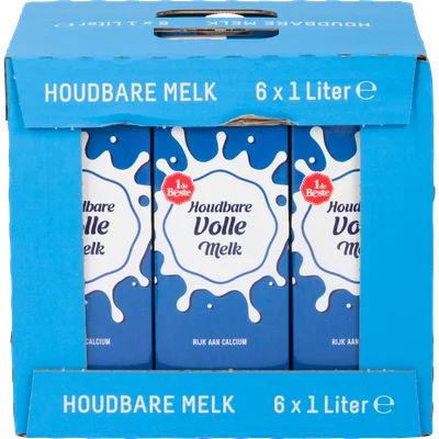 1 de Beste Houdbare volle melk 6 stuks