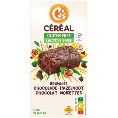 Céréal Brownies chocolade en hazelnoot