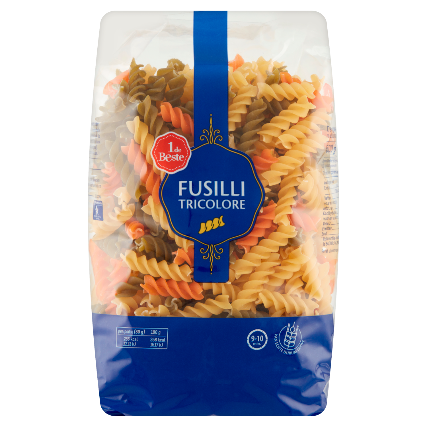 1 de Beste Fusilli tricolore