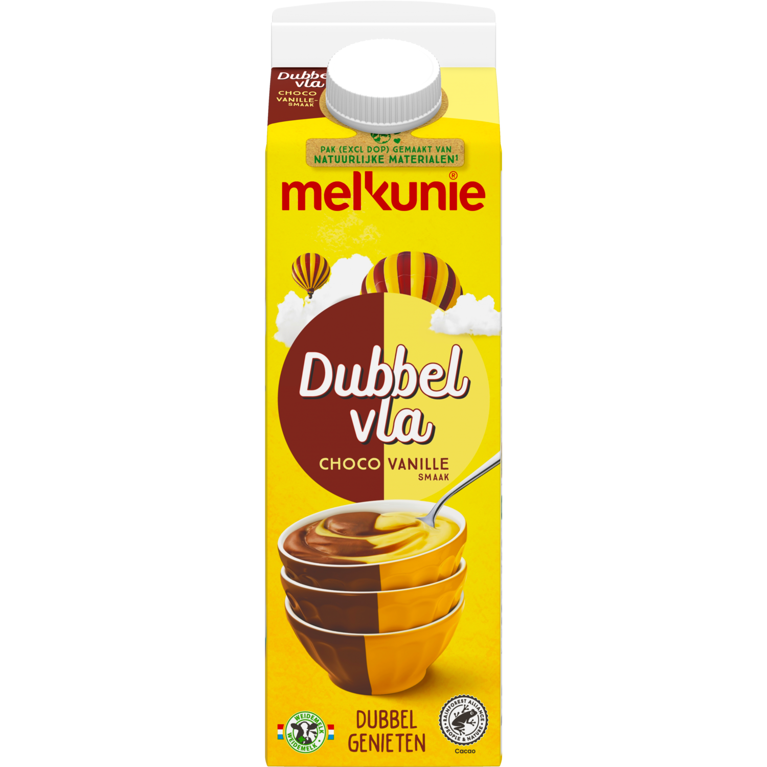 Melkunie Dubbelvla chocolade vanille