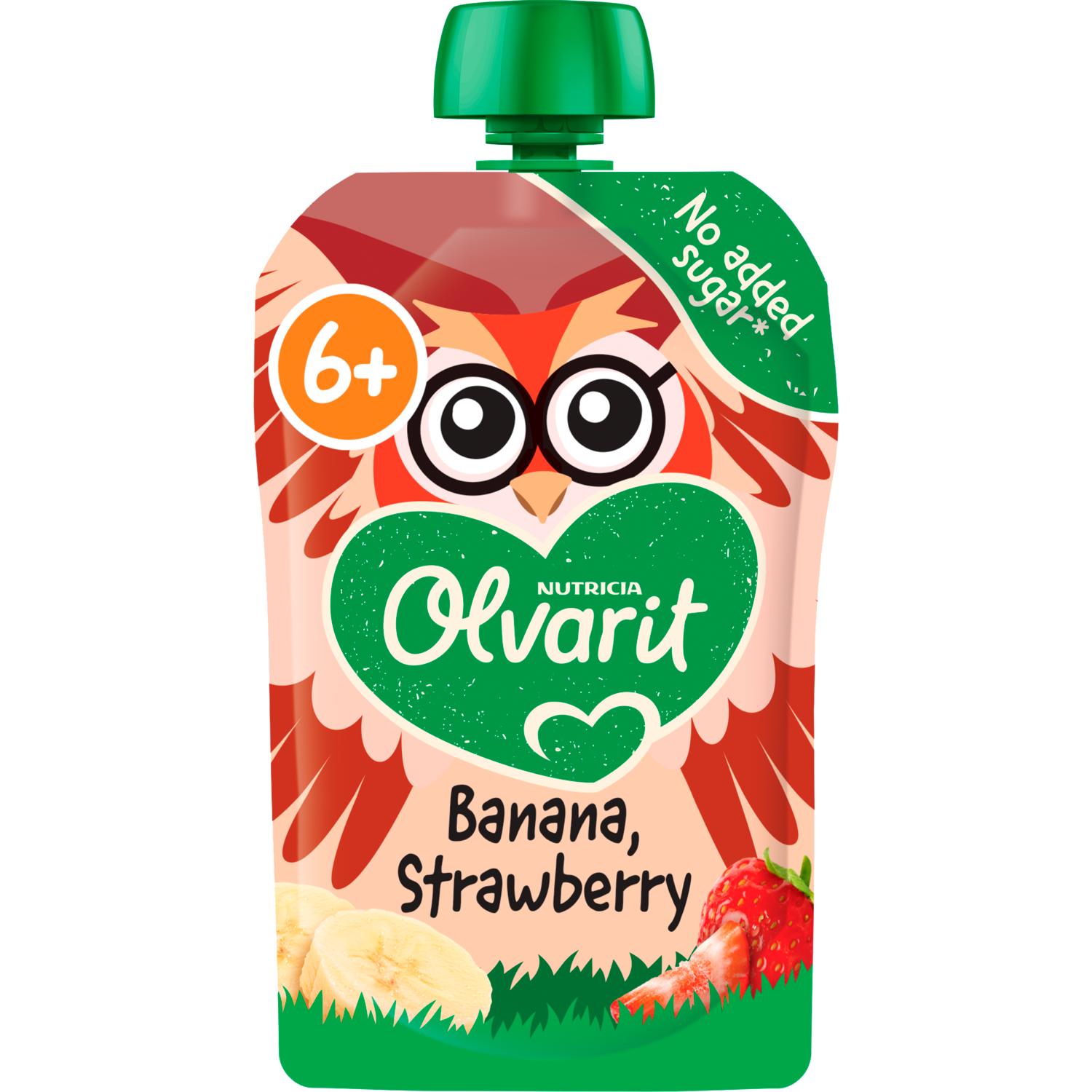 Olvarit Knijpfruit 6+ Maanden Banaan Aardbei