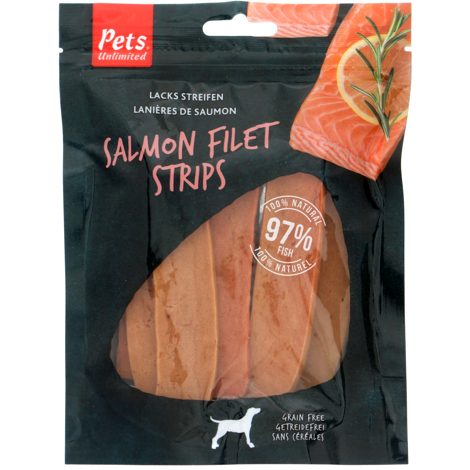 Pets Hondensnacks salmon filet strips