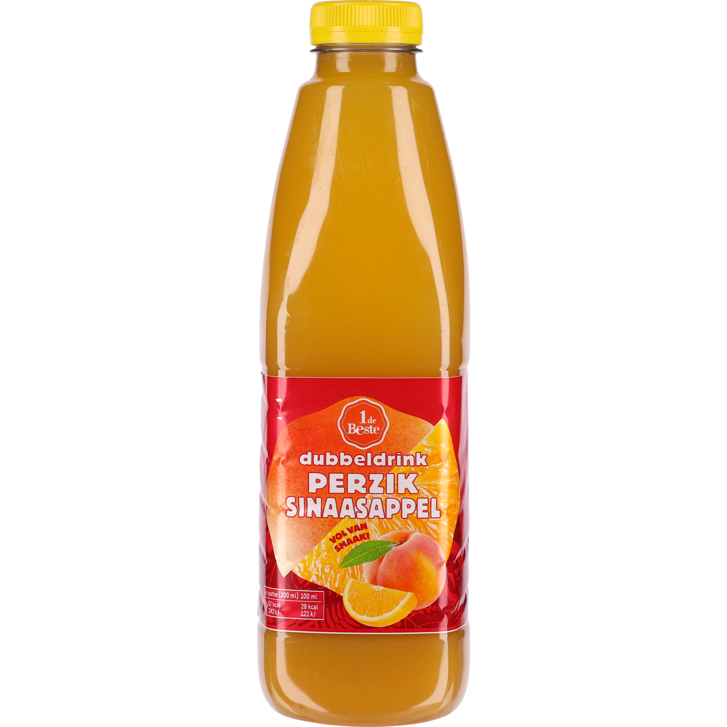1 de Beste Dubbeldrank perzik-sinaasappel