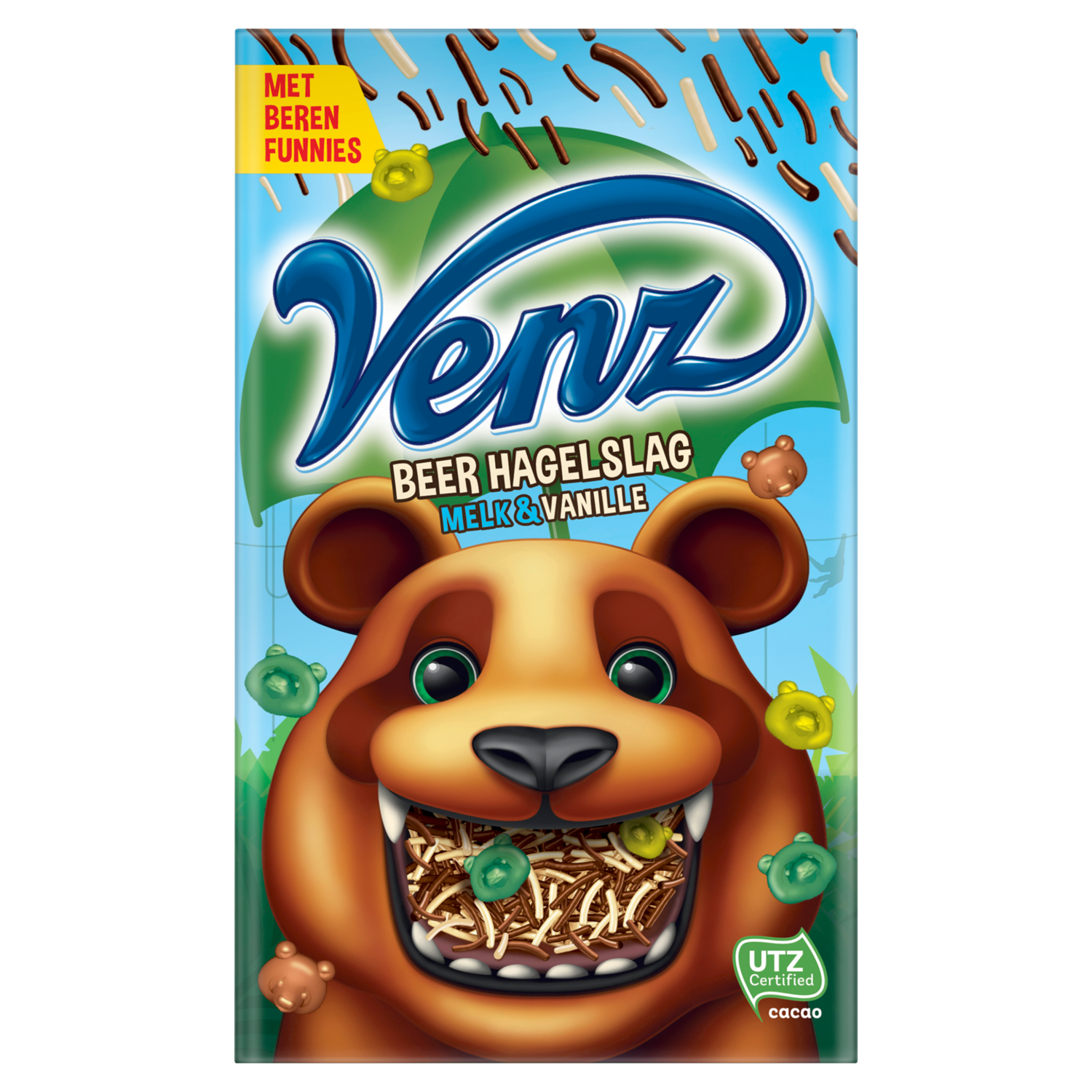 Venz Hagelslag beer melk/vanille