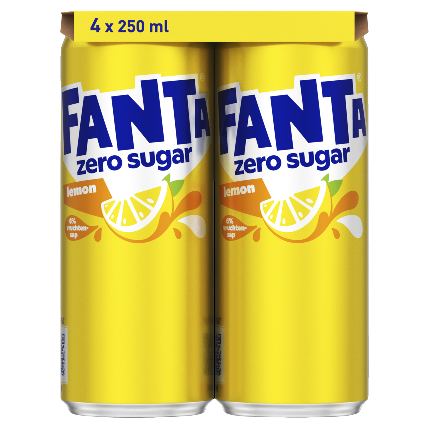 Fanta Lemon no sugar 4x25cl