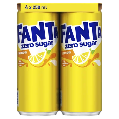 Fanta Lemon no sugar 4x25cl