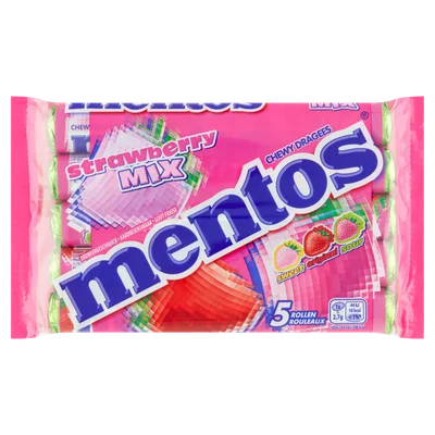 Mentos Strawberry 5 stuks