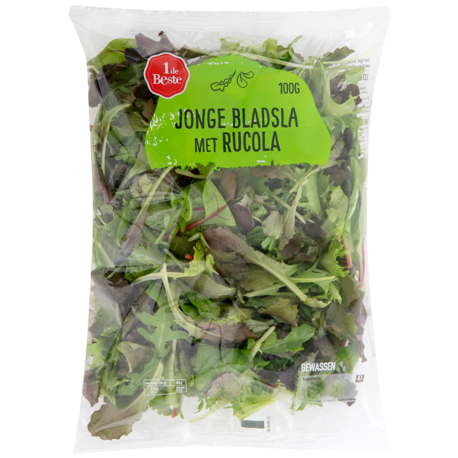 1 de Beste Jonge bladsla met rucola