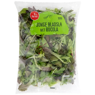 1 de Beste Jonge bladsla met rucola