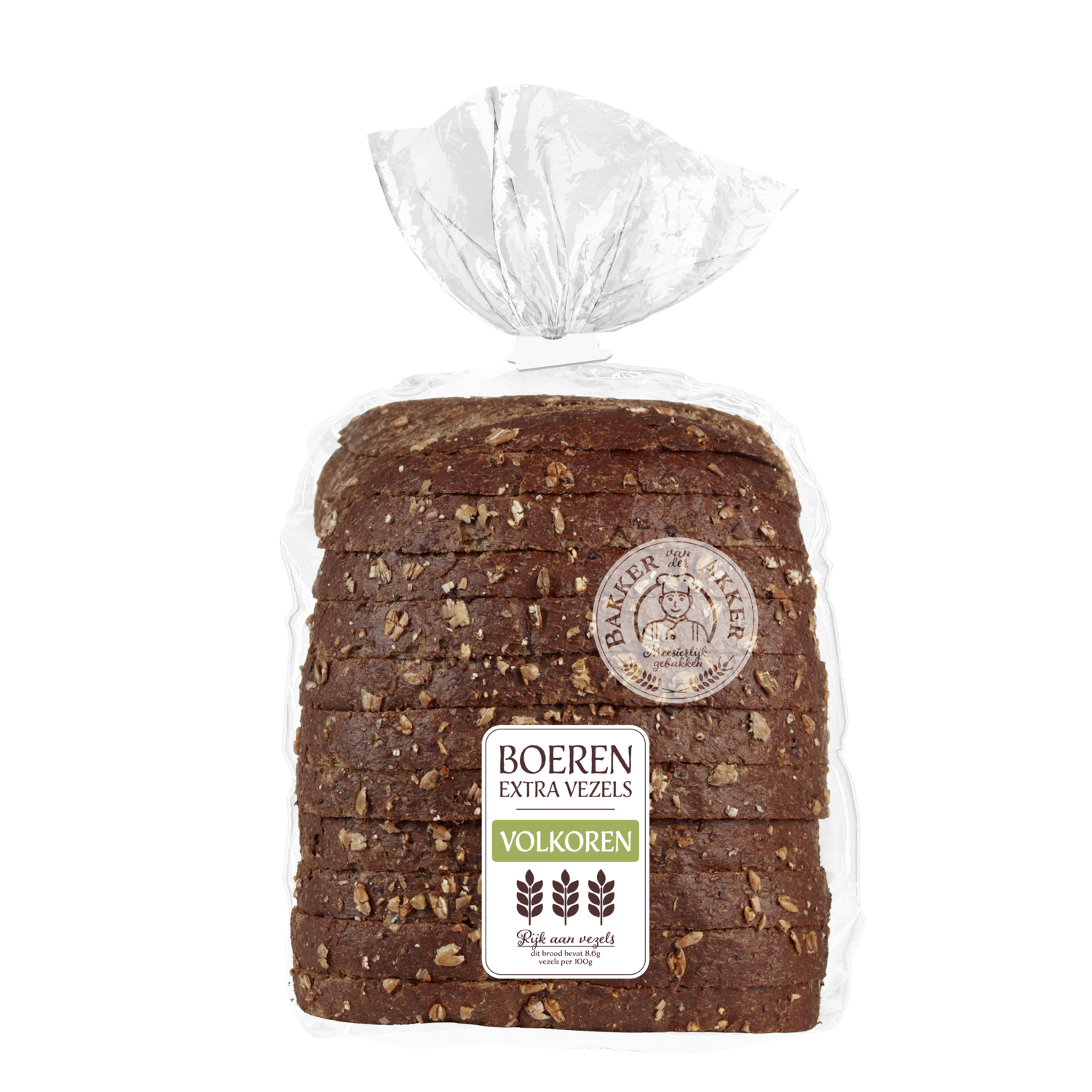 Bakker van der Akker Boeren Extra vezels volkoren half