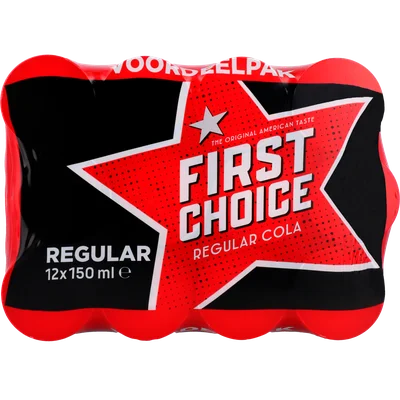 First Choice Cola Cola 12x15 cl
