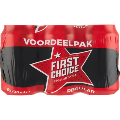 First Choice Cola Cola 6x33 cl