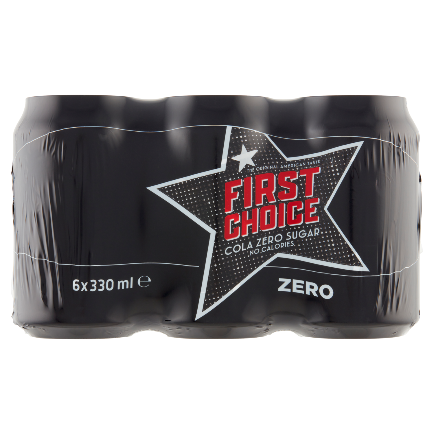 First Choice Cola Cola zero sugar 6x33 cl