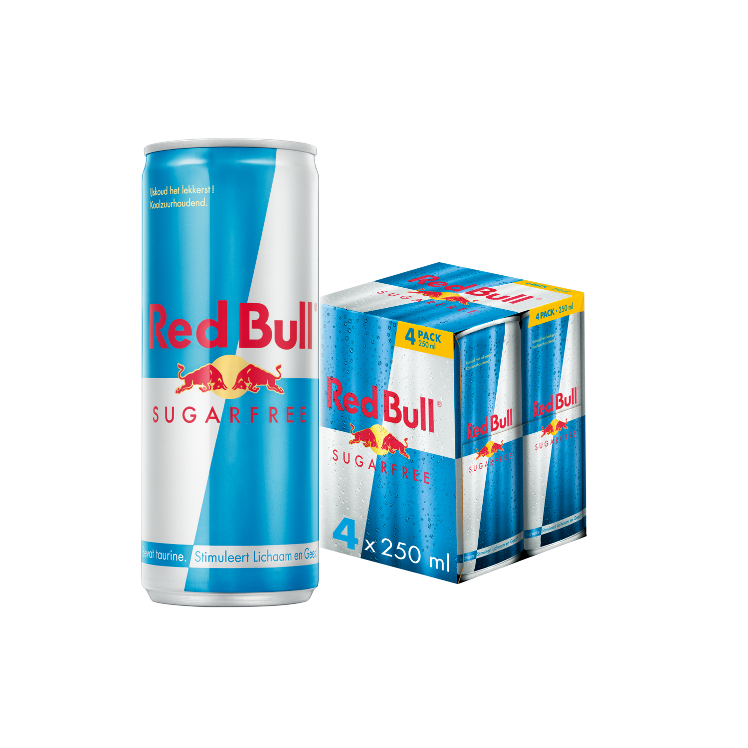 Red Bull Energy drink sugar free 4x25 cl