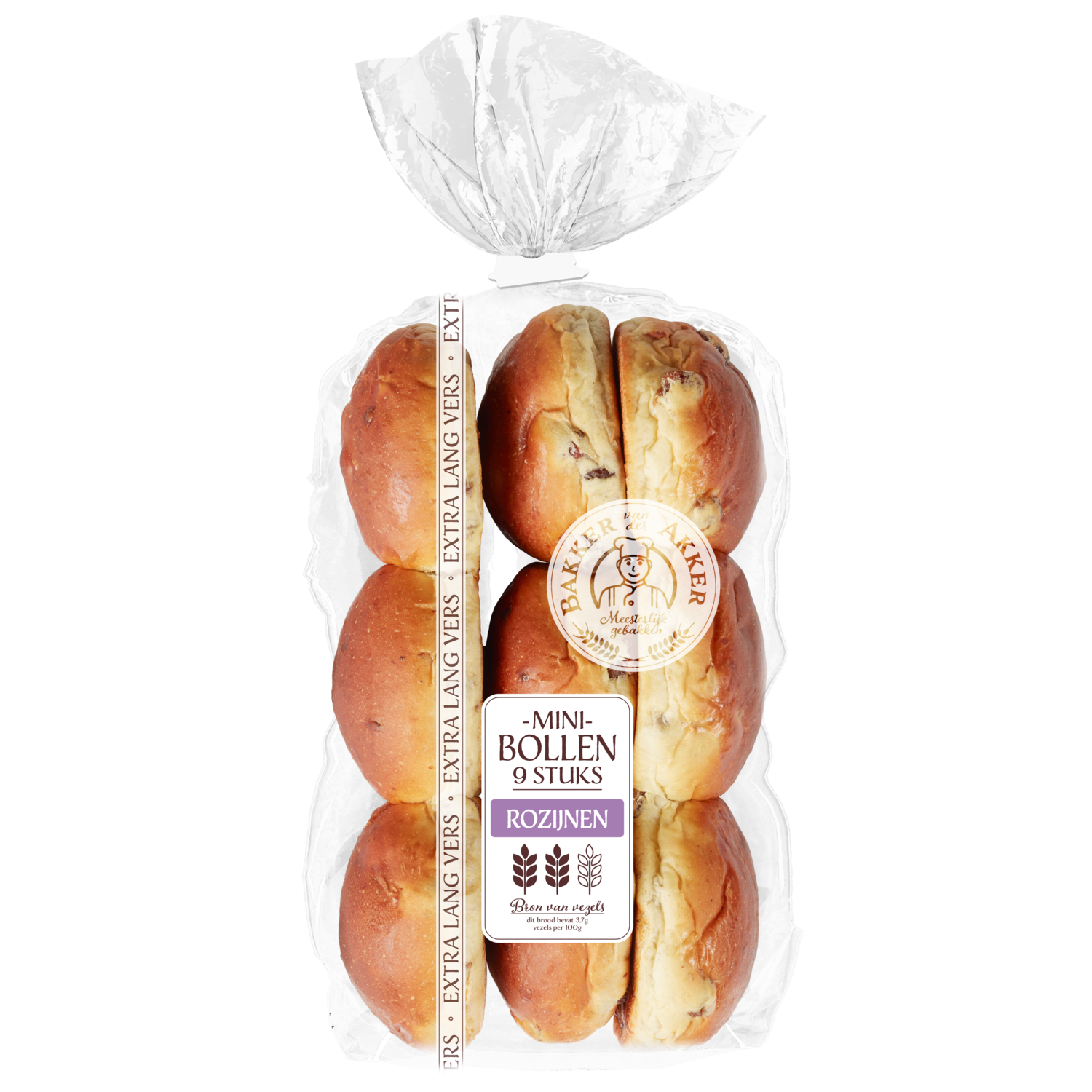 Bakker van der Akker Mini rozijnenbollen