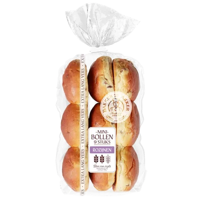 Bakker van der Akker Mini rozijnenbollen