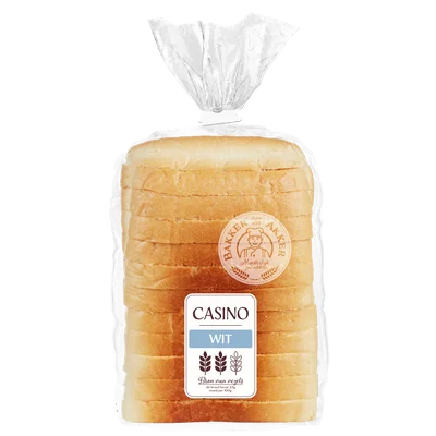 Bakker van der Akker Casino wit half