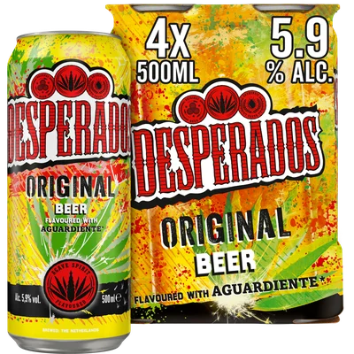 Desperados Tequila flavoured 4 x 50cl