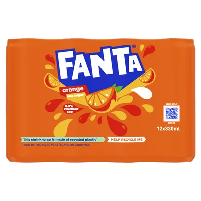Fanta Orange no sugar 12x33 cl
