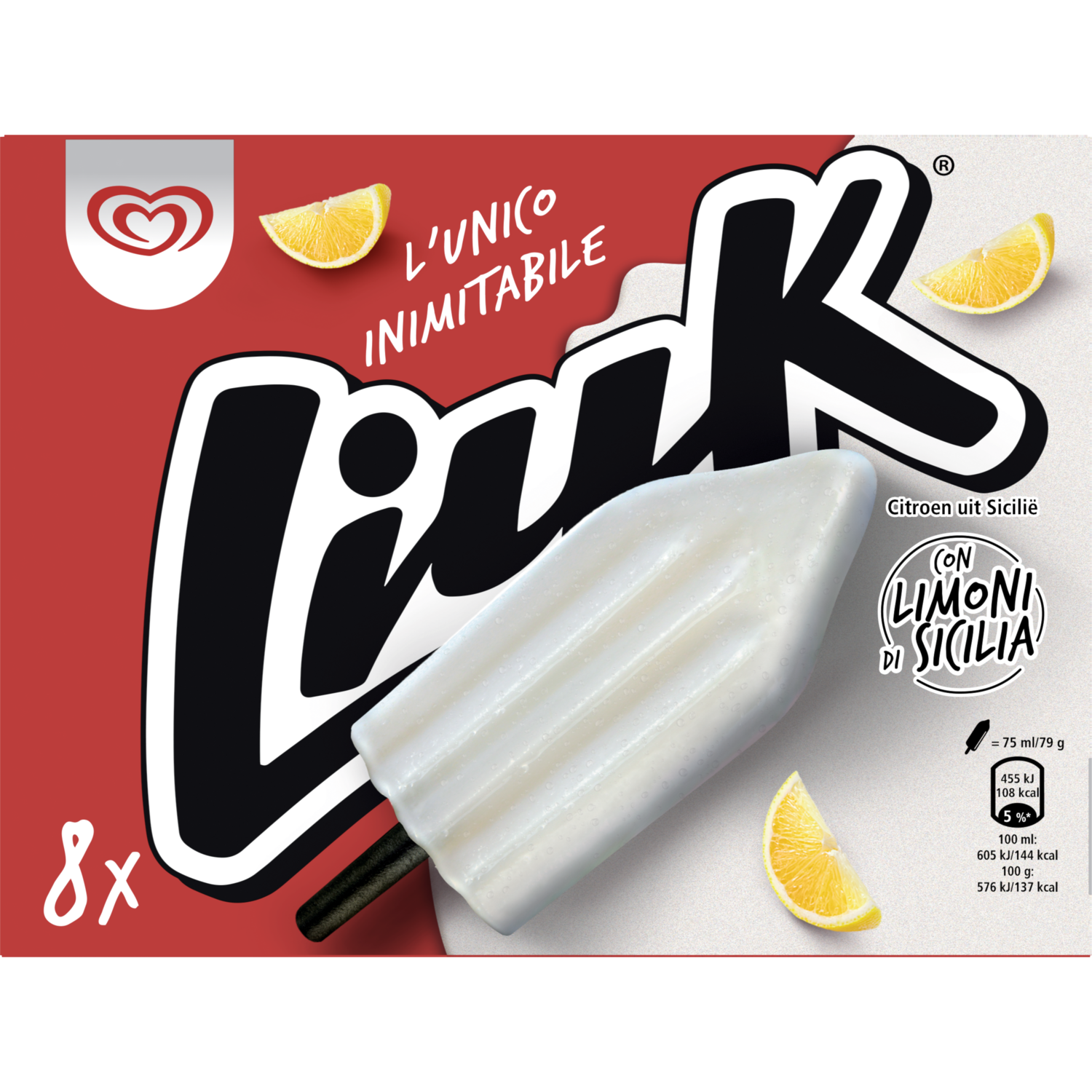 Ola Liuk lemon 8 stuks