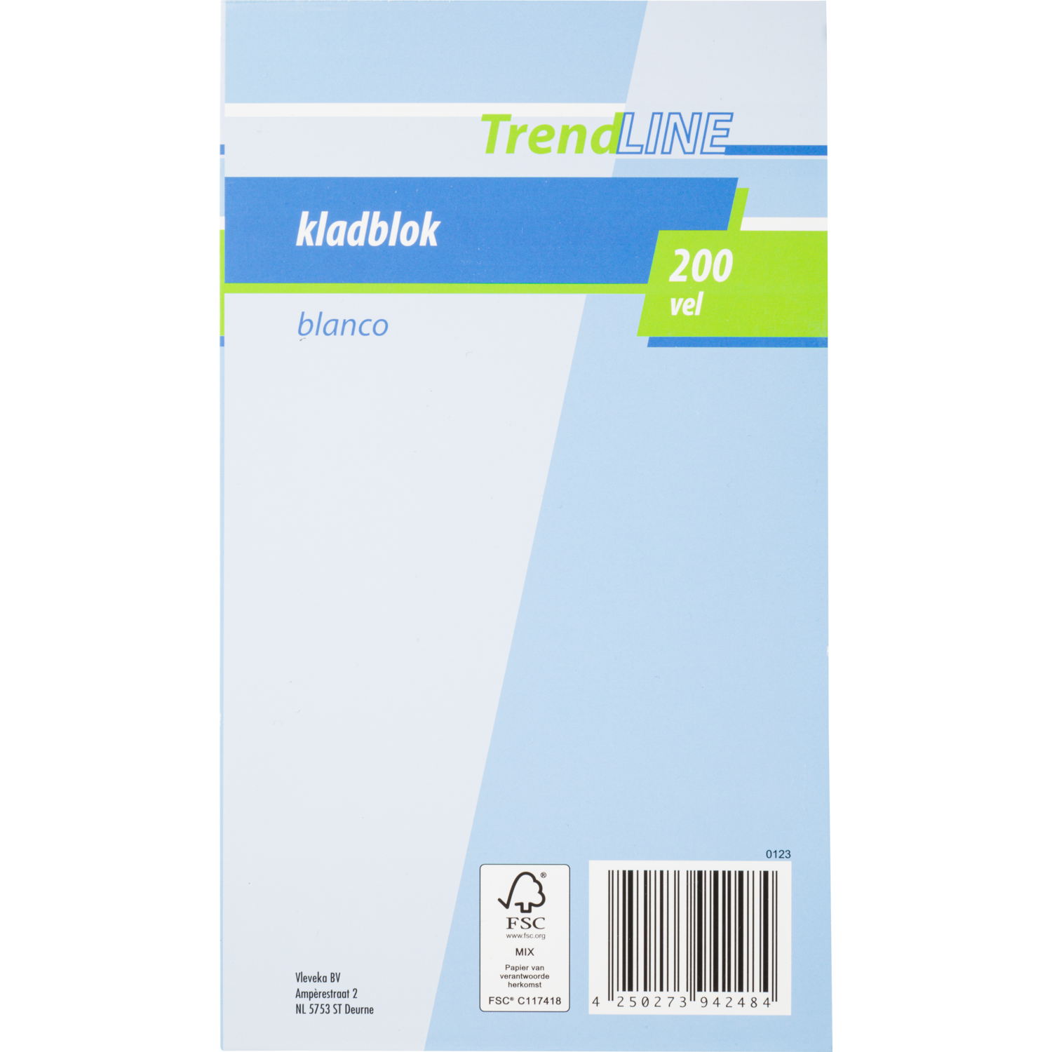 Trendline Kladblok 200 vel