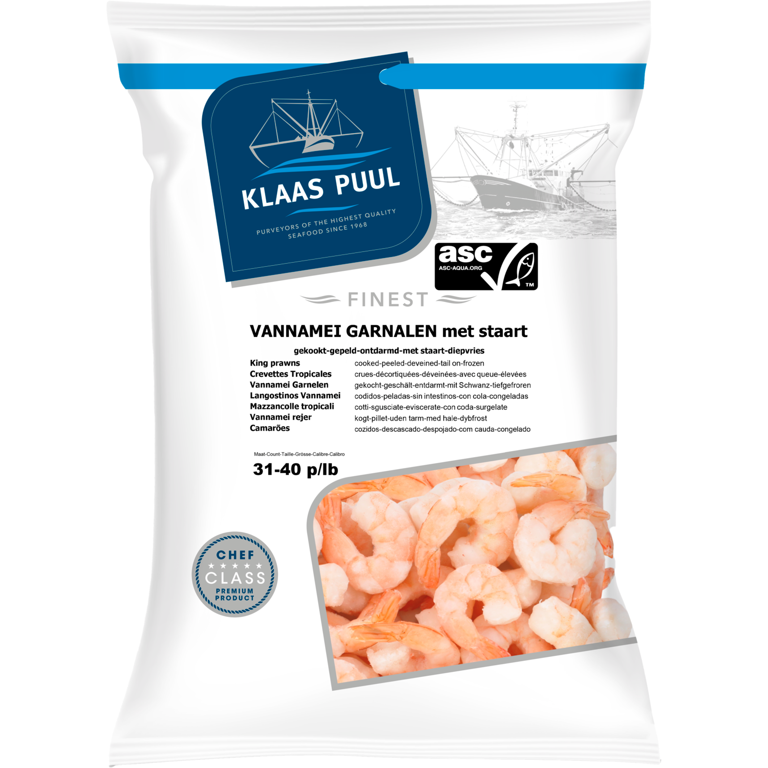 Klaas Puul Garnalen vannamei cocktail