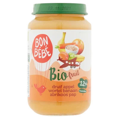 Bonbébé F1201 bio druif app wort banaan pap
