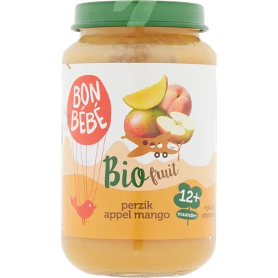 Bonbébé F1207 bio perzik appel mango