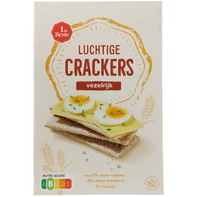 1 de Beste Luchtige crackers volkoren