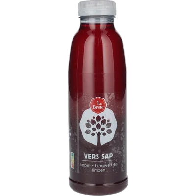 1 de Beste Vers sap appel limoen blauwe bes