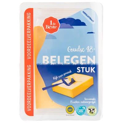 1 de Beste Belegen kaas 48+ stuk