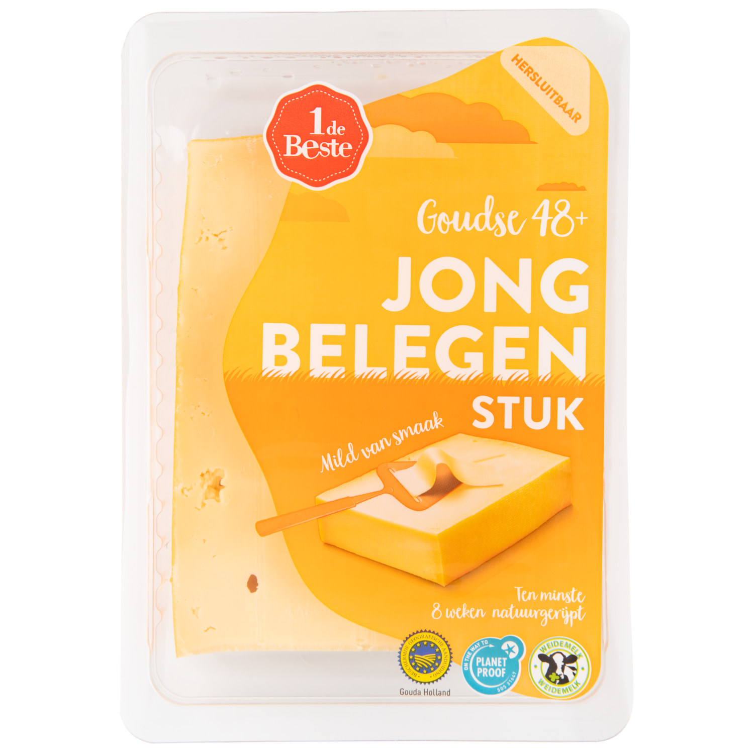 1 de Beste Jong belegen kaas 48+ stuk