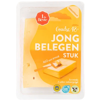 1 de Beste Jong belegen kaas 48+ stuk