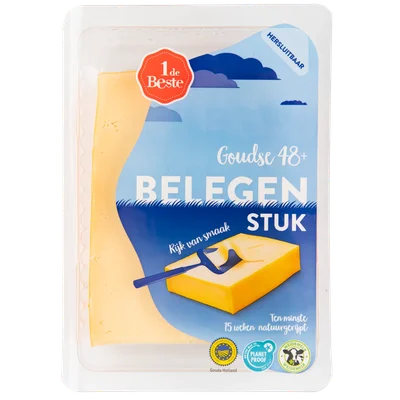1 de Beste Belegen kaas 48+ stuk
