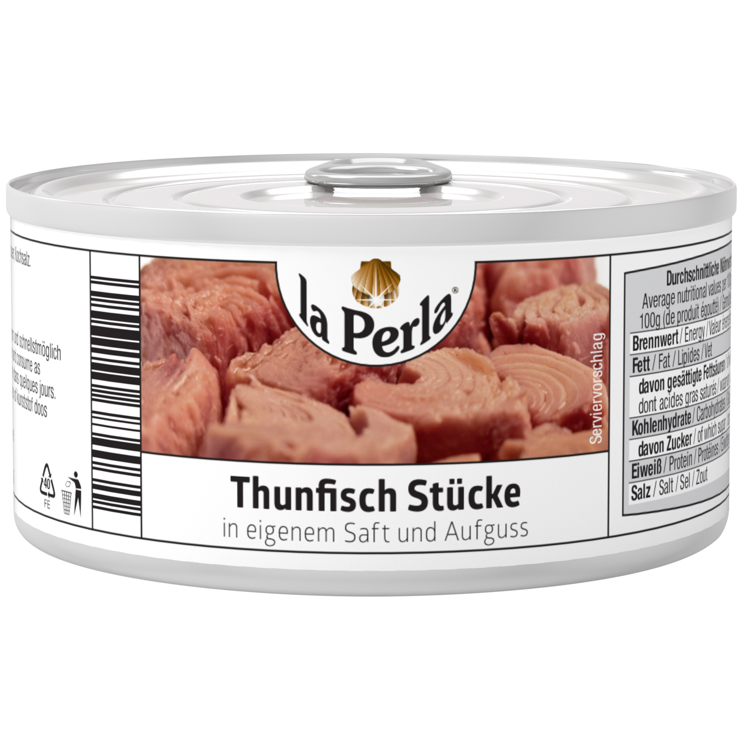 La Perla Tonijnstukken in water