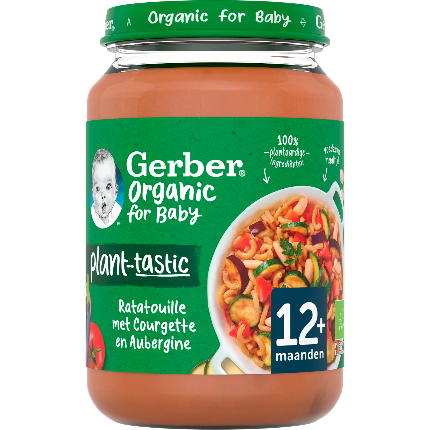 Gerber 12m ratatouille courgette auberg