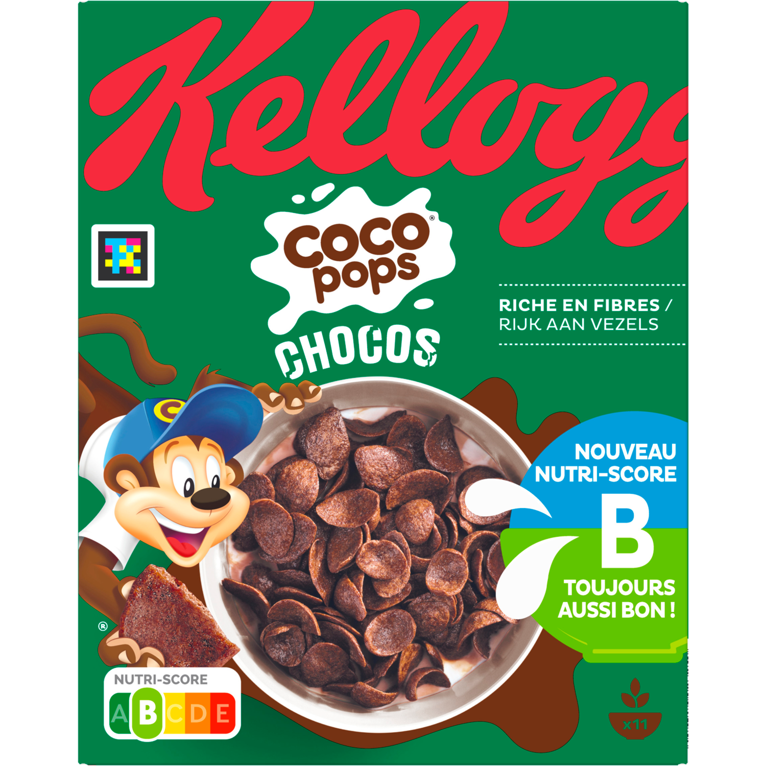 Kelloggs Tarwekorrels chocos
