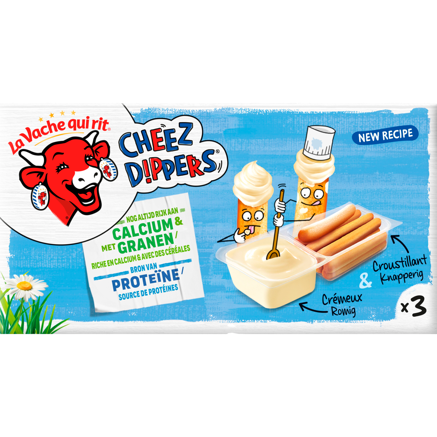 La Vache Qui Rit Cheez dippers promo pack 3 stuks