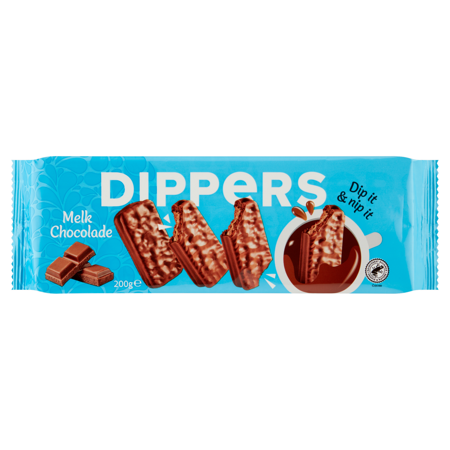 Cacaobiscuit melkchocolade