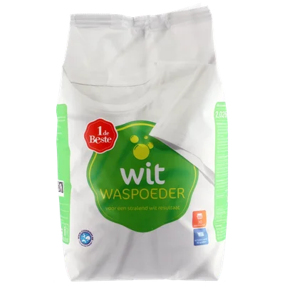 1 de Beste Poeder wasmiddel wit 30 wasbeurten