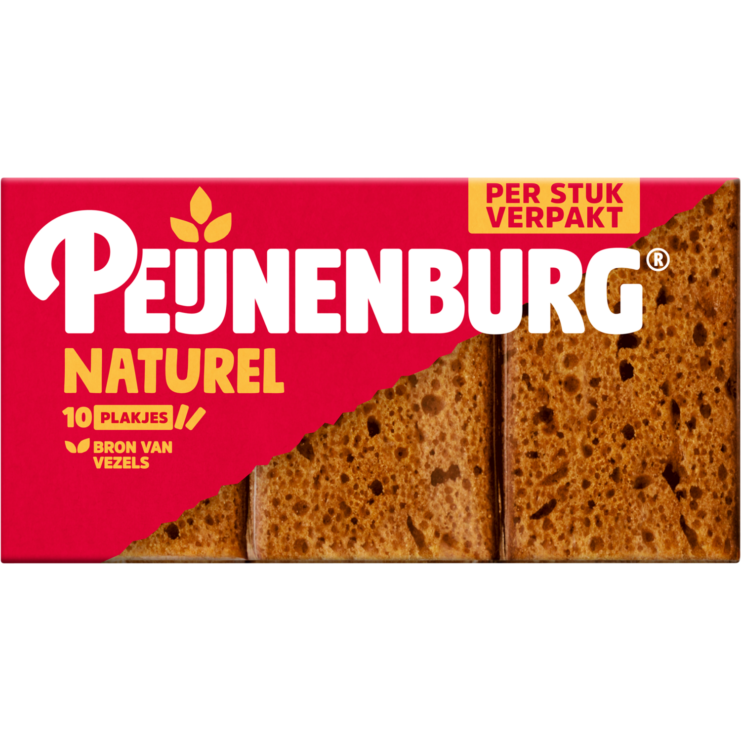 Peijnenburg Ontbijtkoek naturel portieverpakking