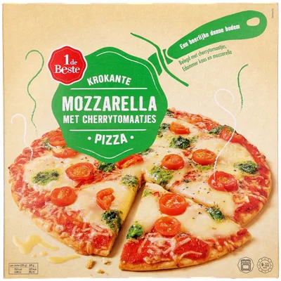 1 de Beste Krokante pizza mozzarella cherry